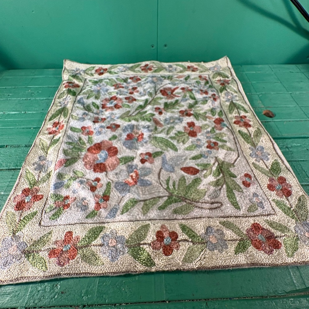 Floral Accent Pillow Cover